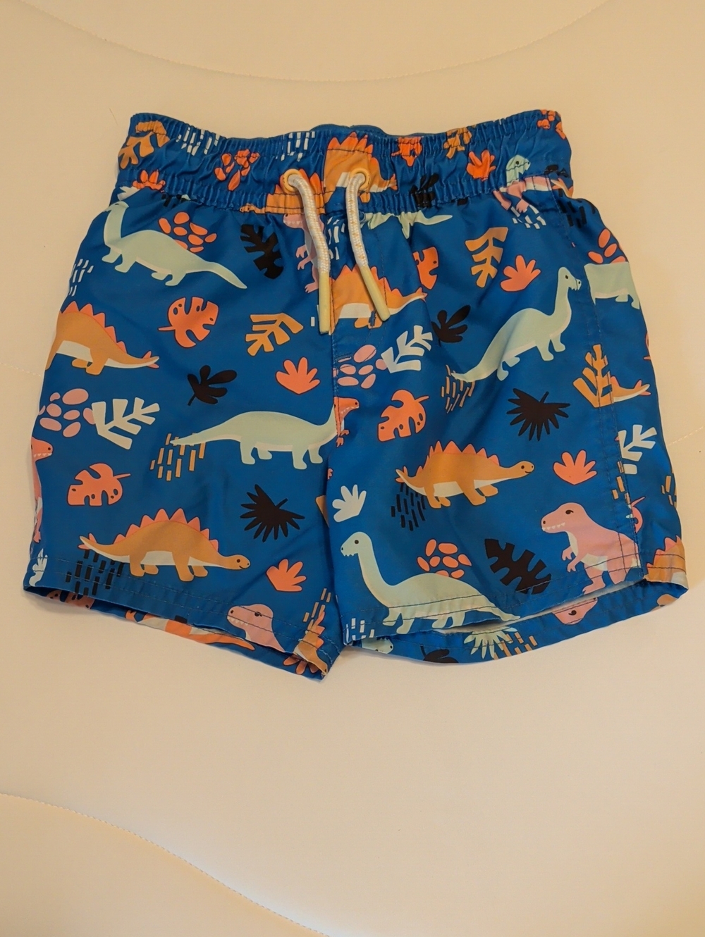 Cat & Jack Toddler Blue Dinosaur Print Swim Shorts